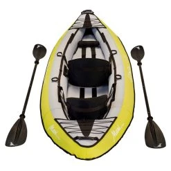 KANGUI Canoë Kayak Gonflable MAUI 1 à 2 Places + Pagaie + Sac Transport + Pompe Double Action+ Kit De Réparation -Arena Shop unnamed file 315