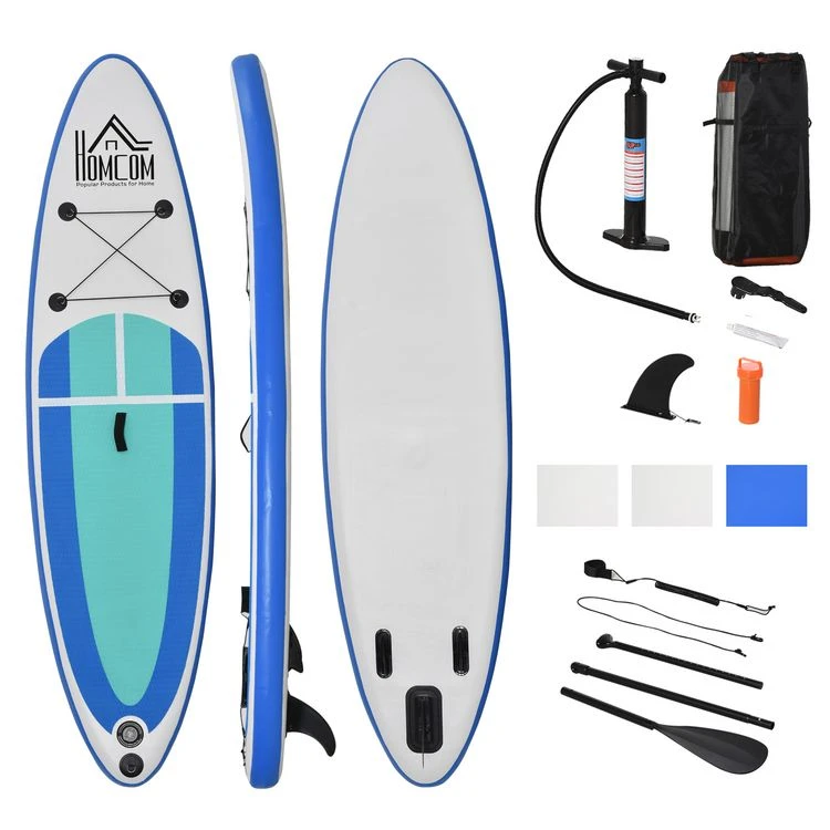 HOMCOM Stand Up Paddle Gonflable Surf Planche De Paddle Pour Adulte Dim. 305L X 75l X 15H Cm Nombreux Accessoires Fournis PVC 3 HOMCOM Stand Up Paddle Gonflable Surf Planche De Paddle Pour Adulte Dim. 305L X 75l X 15H Cm Nombreux Accessoires Fournis PVC