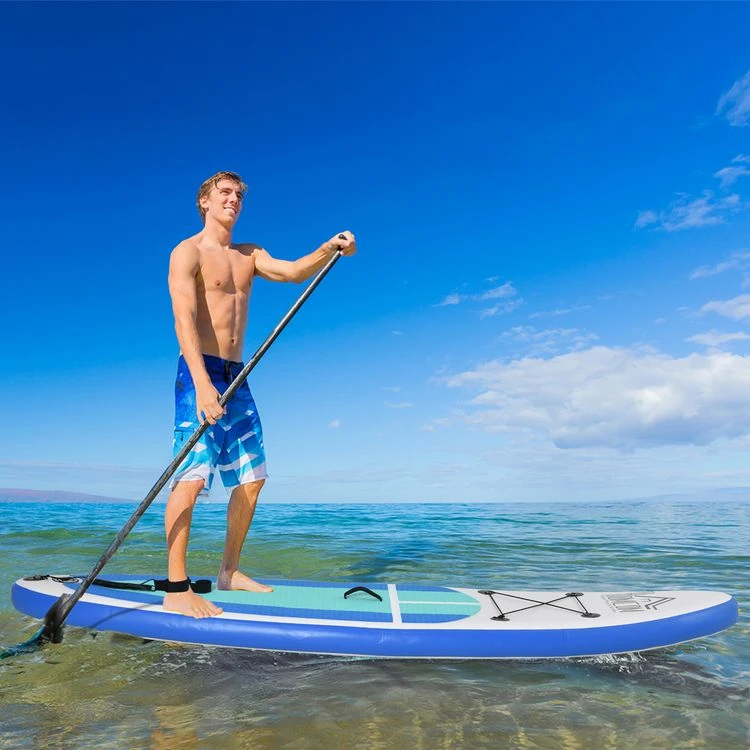 HOMCOM Stand Up Paddle Gonflable Surf Planche De Paddle Pour Adulte Dim. 305L X 75l X 15H Cm Nombreux Accessoires Fournis PVC 4 HOMCOM Stand Up Paddle Gonflable Surf Planche De Paddle Pour Adulte Dim. 305L X 75l X 15H Cm Nombreux Accessoires Fournis PVC – Image 2