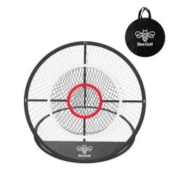 BEE GOLF Filet D'entrainement De Golf Chipping (ø 52 X P 53 X H 43 Cm) Avec 2 Cibles Et Housse De Transport