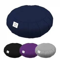 VIVEZEN Pouf, Zafu, Coussin De Méditation, Yoga - Rond - 38 X 38 X 13 Cm